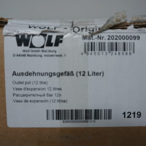 Wolf Ausdehnungsgefäß (12 Liter) 202000099