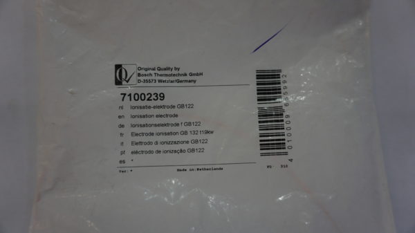 Buderus Ionisationselektrode für GB122 7100239