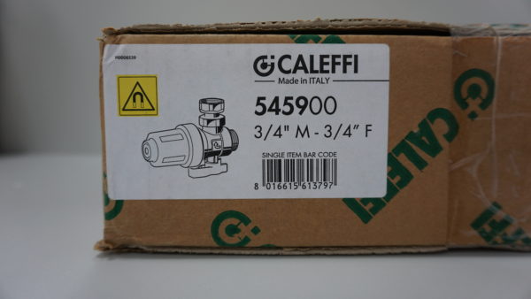 Caleffi Schmutzfänger XS mit Magnet 3/4" 545900