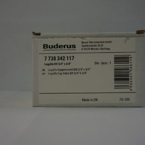 Buderus Logafix Kappenventil MS 3/4" x 3/4" 7738342117