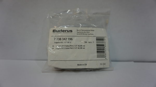 Buderus Logafix KFE-Hahn PN12, 1/2" AGV, 7738342196