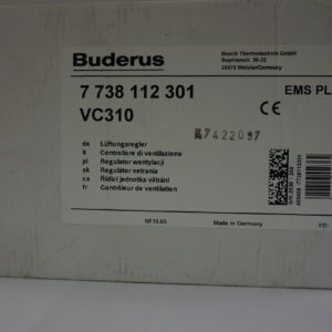 Buderus Lüftungsregler 7738112301