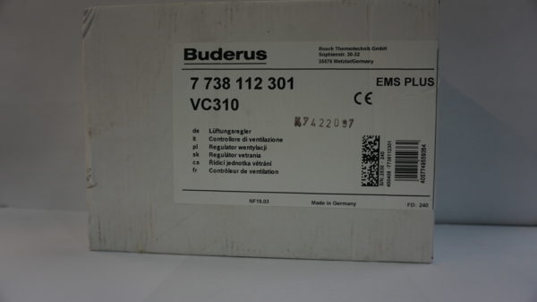 Buderus Lüftungsregler 7738112301